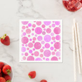 Pink Bubble Yum Serviette (Beispiel)