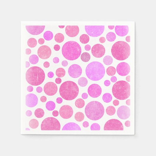 Pink Bubble Yum Serviette (Vorderseite)