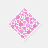 Pink Bubble Yum Serviette (Ecke)