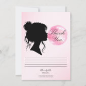 Pink Bubblegum Dream Candy Land Thank You Card Einladung (Vorderseite)