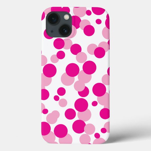 Pink Bubbles Confetti iPad Case (Rückseite)