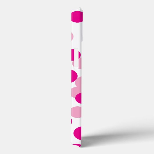 Pink Bubbles Confetti iPad Case (Rückseite / Rechts)