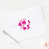 Pink Bubbles Muster Party Sticker (Umschlag)