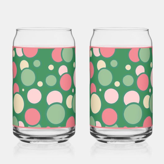 Pink Bubbles Soda Glass Dosenglas (Links)