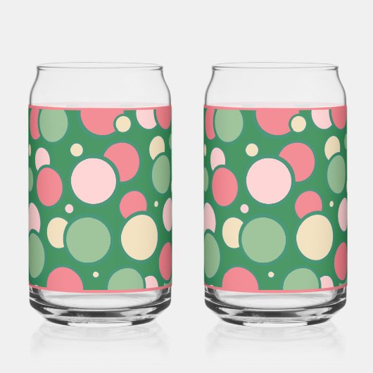 Pink Bubbles Soda Glass Dosenglas (Rückseite)