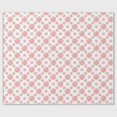 Pink Bubbles Wrapper Paper Geschenkpapier (Flach)