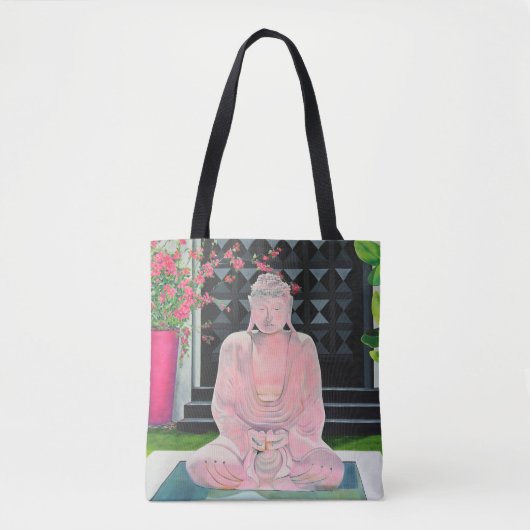 Pink Buddha Tote Tasche (Vorderseite)