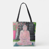 Pink Buddha Tote Tasche (Rückseite)