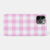 Pink Buffalo Check Case-Mate iPhone Hülle (Rückseite (Horizontal))