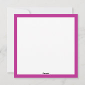 Pink Buffalo Karo Custom Foto Weihnachten (Rückseite)