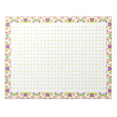 Pink BuJo Dot Grid ADHD Habit Tracker Goal Planner Notizblock (Vorderseite)