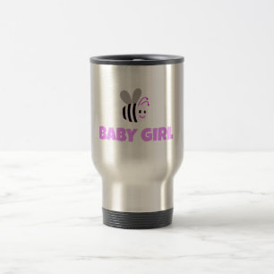 Pink Bumble Bee Baby Girl Reisebecher