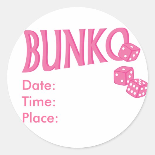 Pink Bunko Erinnerung Stickers (Vorderseite)