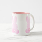 Pink Bunnies Tasse (VorderseiteRechts)