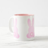 Pink Bunnies Tasse (Vorderseite Links)