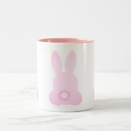 Pink Bunnies Tasse (Mittel)