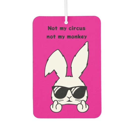 Pink Bunny Autolufterfrischer (Vorderseite)