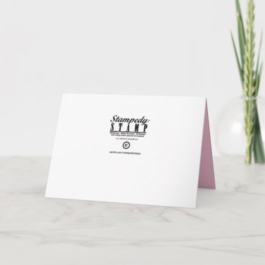 Pink Bunny Girl Junggeselinnen-Abschied Einladung (Rückseite)