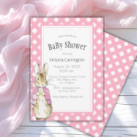 Pink Bunny Rabbit Babydusche