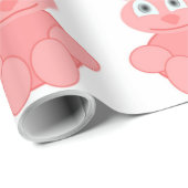 PINK BUNNY RABBIT GESCHENKPAPIER (Rolleneckpunkt)