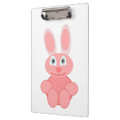 PINK BUNNY RABBIT KLEMMBRETT (Links)