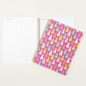 Pink Bunny Rabbit Muster Planer (Anzeige)