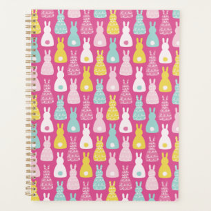 Pink Bunny Rabbit Muster Planer