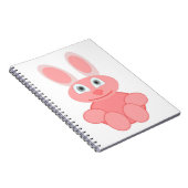 PINK BUNNY RABBIT NOTIZBLOCK (Rechte Seite)