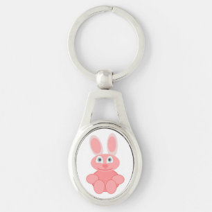 PINK BUNNY RABBIT SCHLÜSSELANHÄNGER