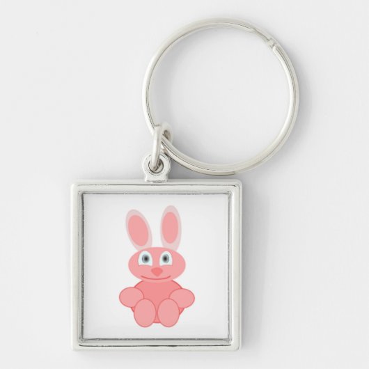PINK BUNNY RABBIT SCHLÜSSELANHÄNGER (Vorne)