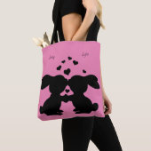 Pink Bunny Rabbit Tobag Tasche (Von Nahem)