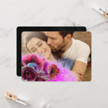 Pink Burgund Wasserfarbe Flora 2 Fotos Hochzeit