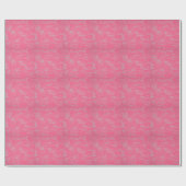 Pink Burn Out Pattern Liebe Frieden Kunst Geschenkpapier (Flach)