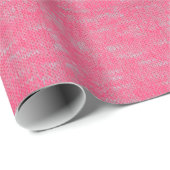 Pink Burn Out Pattern Liebe Frieden Kunst Geschenkpapier (Rolleneckpunkt)