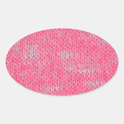Pink Burn Out Pattern Liebe Frieden Kunst Ovaler Aufkleber (Vorderseite)