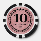 Pink Business 10th Anniversary Pokerchips (Vorderseite)