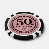 Pink Business 50. Jubiläum Pokerchips (Einzeln)