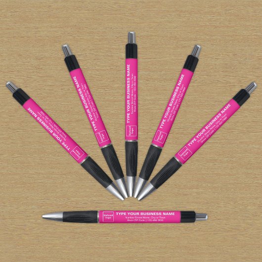 Pink Business Brand on Pen Kugelschreiber