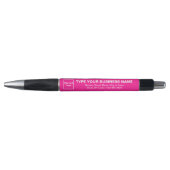 Pink Business Brand on Pen Kugelschreiber (Vorderseite)