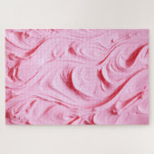 Pink Buttercreme Zuckerguss Wirbel Puzzle (Horizontal)