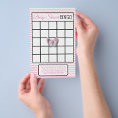 Pink Butterfly Baby Showspiele Flyer (Handgriff)