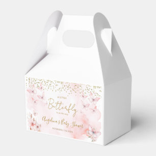 Pink Butterfly Babydusche Girl Gefallen Geschenkbo Geschenkschachtel