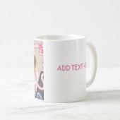 Pink Butterfly Bestes Oma und Großkinder Kaffeetasse (VorderseiteRechts)