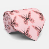 Pink Butterfly Design Krawatte (Gerollt)