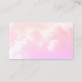 Pink Butterfly Diaper Raffle Baby Dusche Begleitkarte (Rückseite)