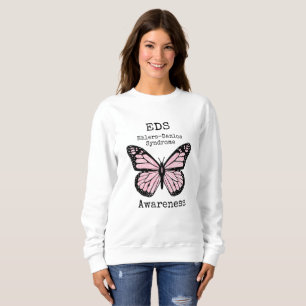 Pink Butterfly EDS Awareness Shirt