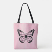 PInk Butterfly Ehlers-Danlos Syndrom EDS - Beutel Tasche (Rückseite)