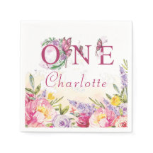 Pink Butterfly Flora Geburtstag