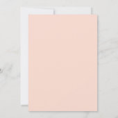 Pink Butterfly Girl Geburtstagsparty Einladung (Rückseite)