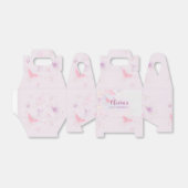 Pink Butterfly Girls Geburtstags Gefälligkeitsbox Geschenkschachtel (Ungefaltet)